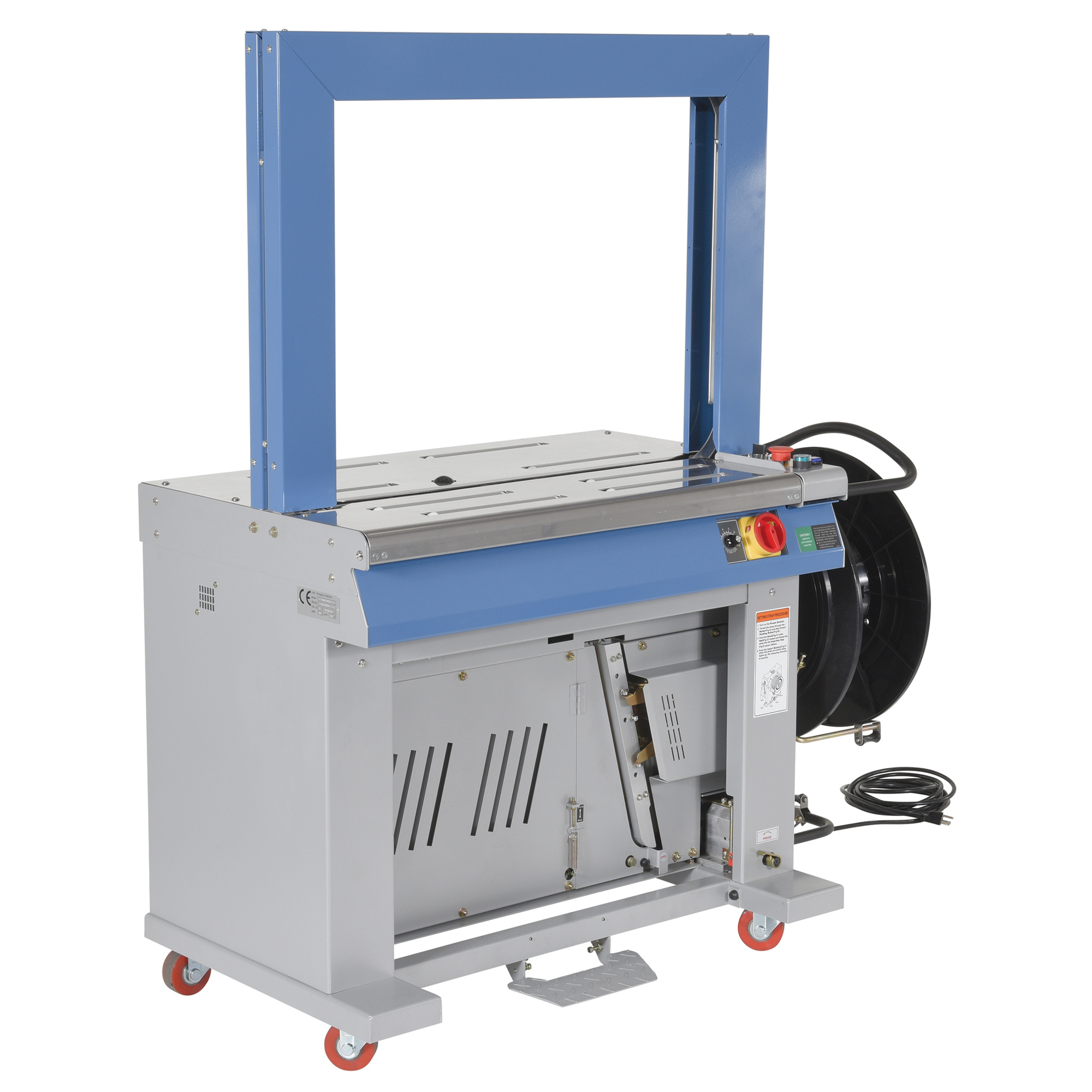 Vestil Auto High Speed Strapping Machine - Polypropylene, Auto-Feeding, Auto-Positioning, Model# ASM-3123
